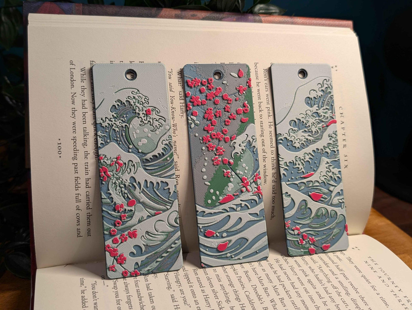 3D Printed Bookmark Set – Unique Book Lovers Gift – Cute & Durable Page Markers – Fun Reading Accessories