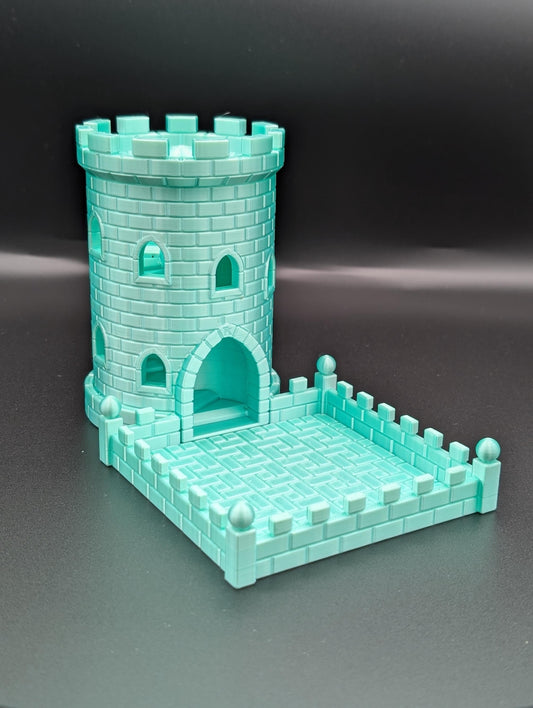 3D Printed Castle Dice Tower