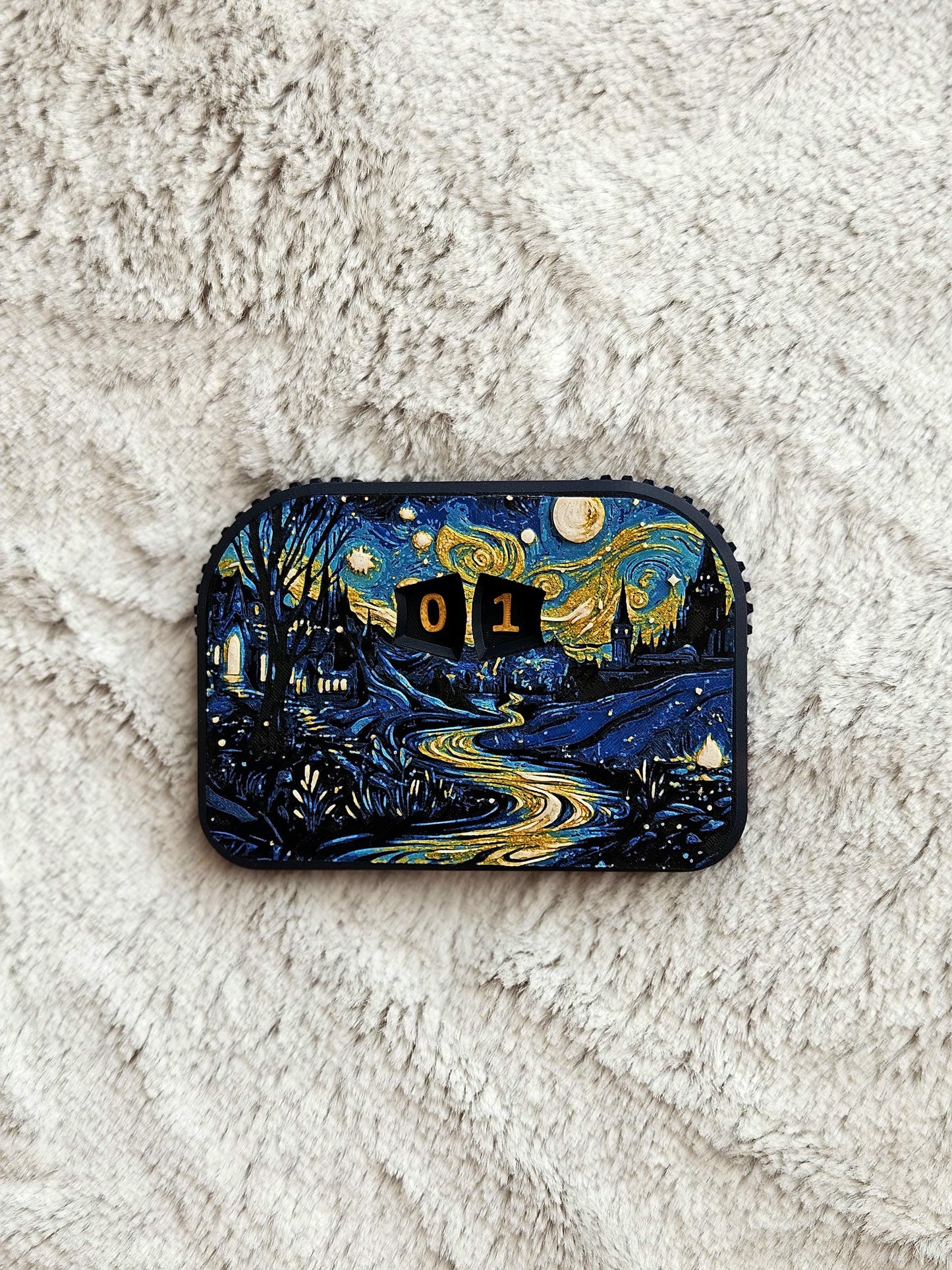 Artisan MTG Life Counter – Smooth Dual Dials with Elegant Artistic Faceplate Design