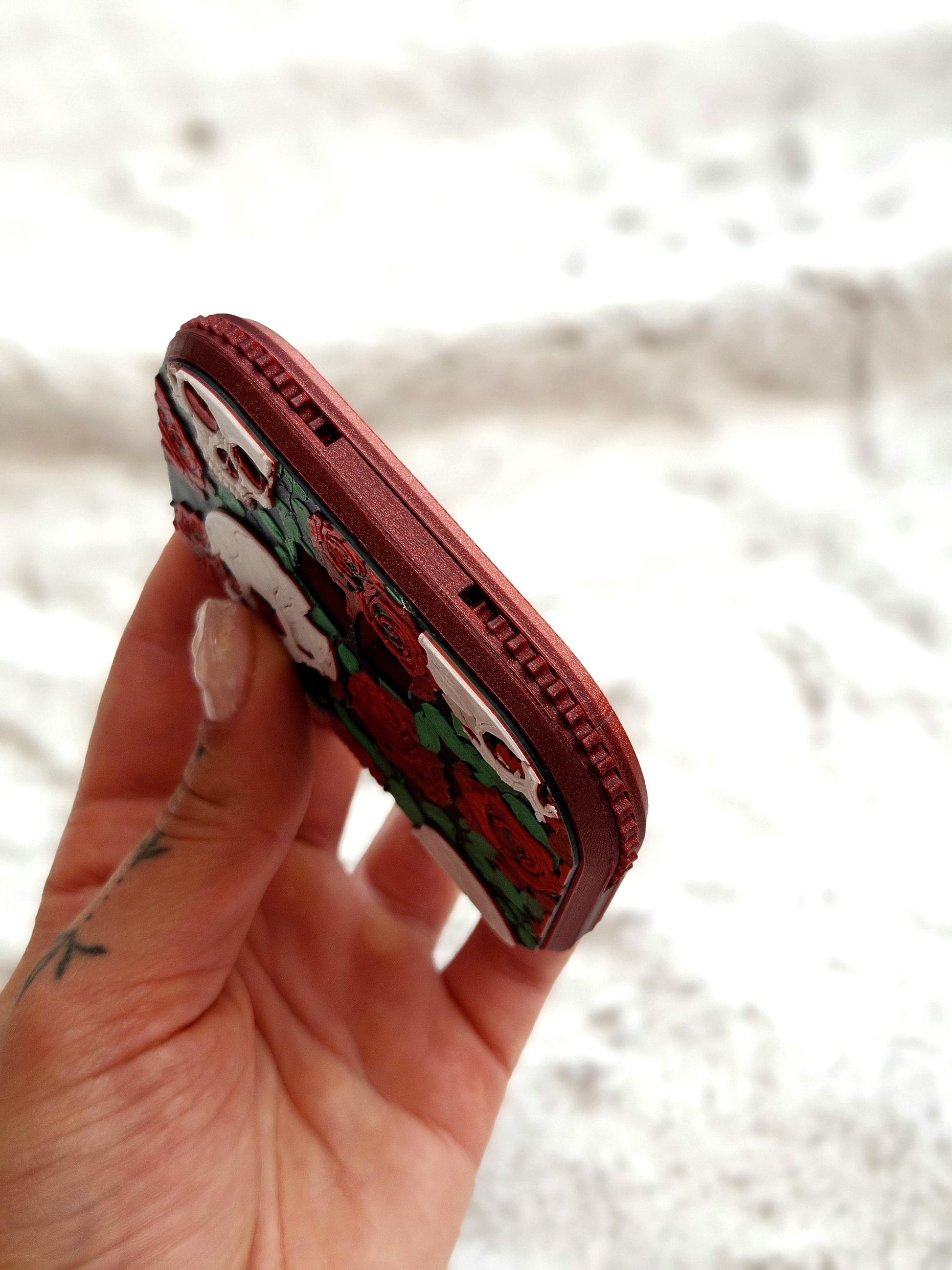 Skulls & Roses MTG Life Counter: Artistic Spinning Dials for Magic The Gathering