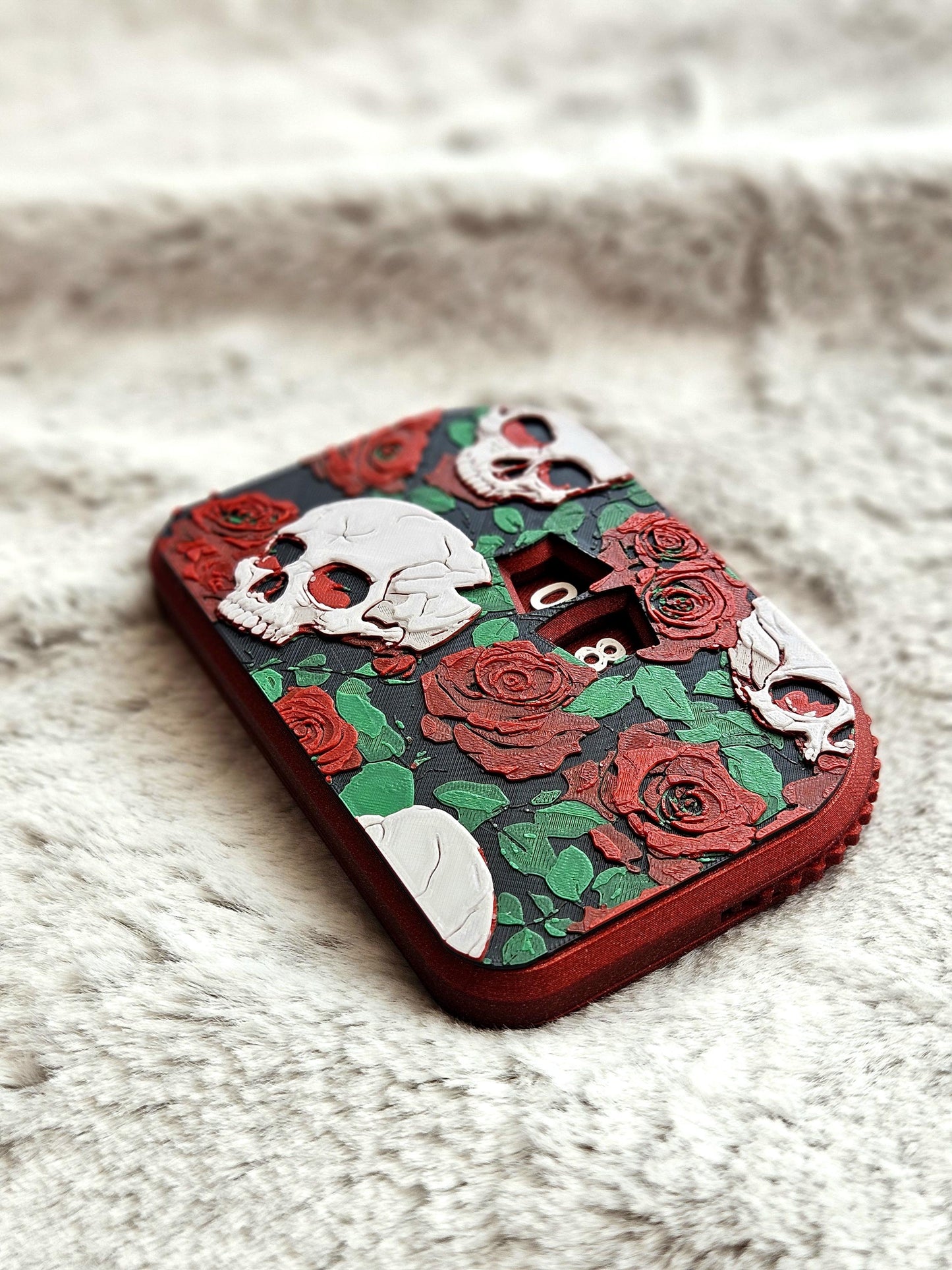 Skulls & Roses MTG Life Counter: Artistic Spinning Dials for Magic The Gathering