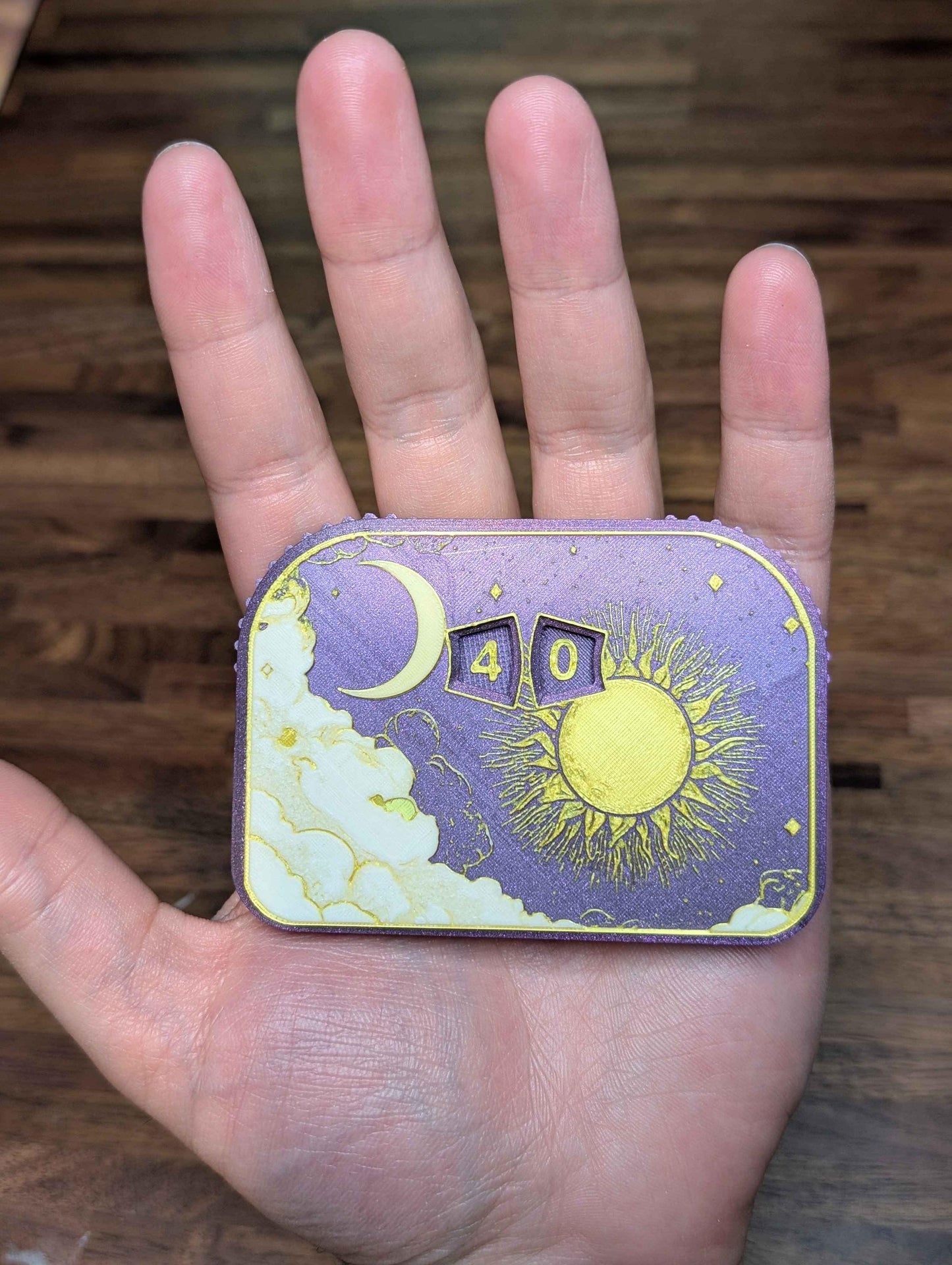 Celestial Dreams MTG Life Counter: Artistic Dual Spinning Dials