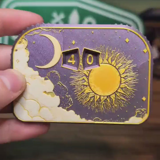 Celestial Dreams MTG Life Counter: Artistic Dual Spinning Dials